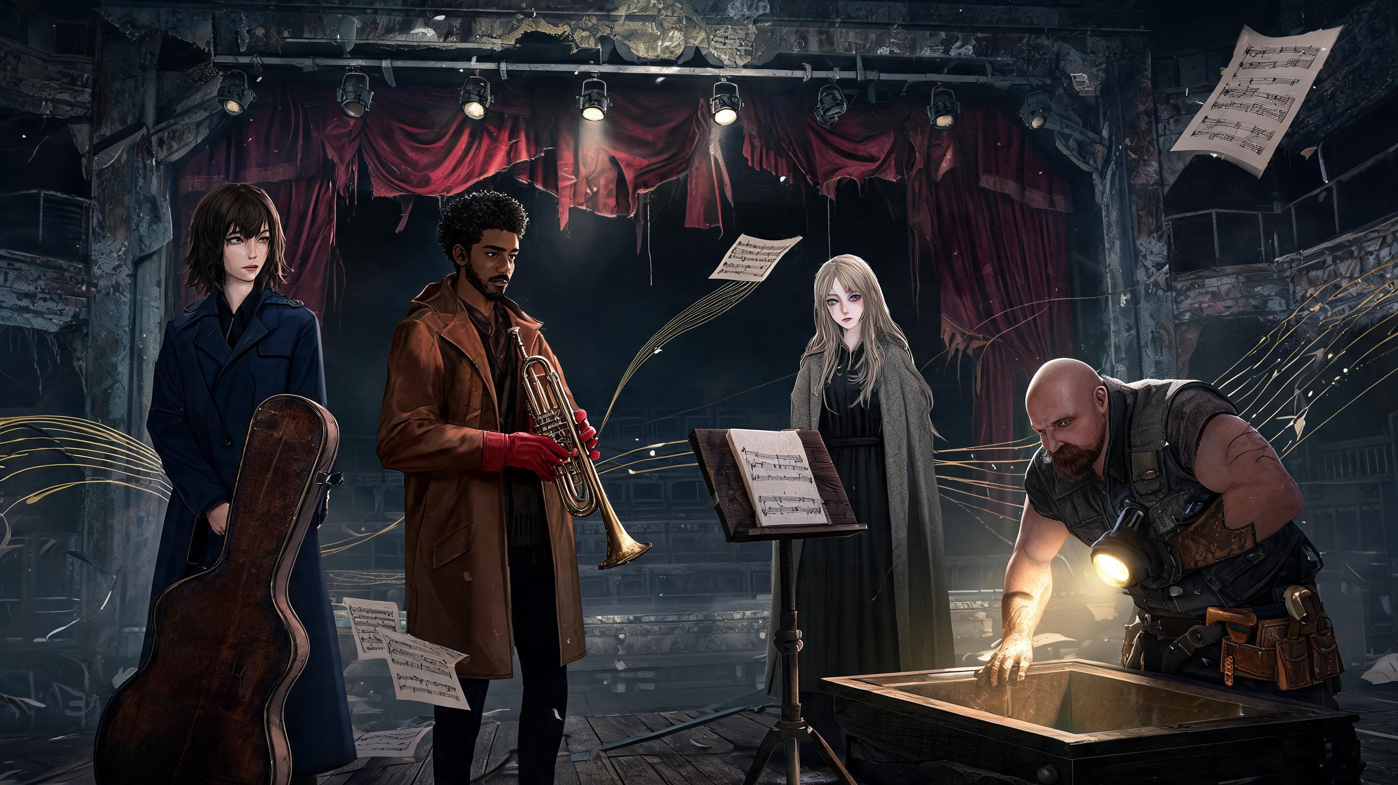 Das Quartett der letzten Note – Charakterbild