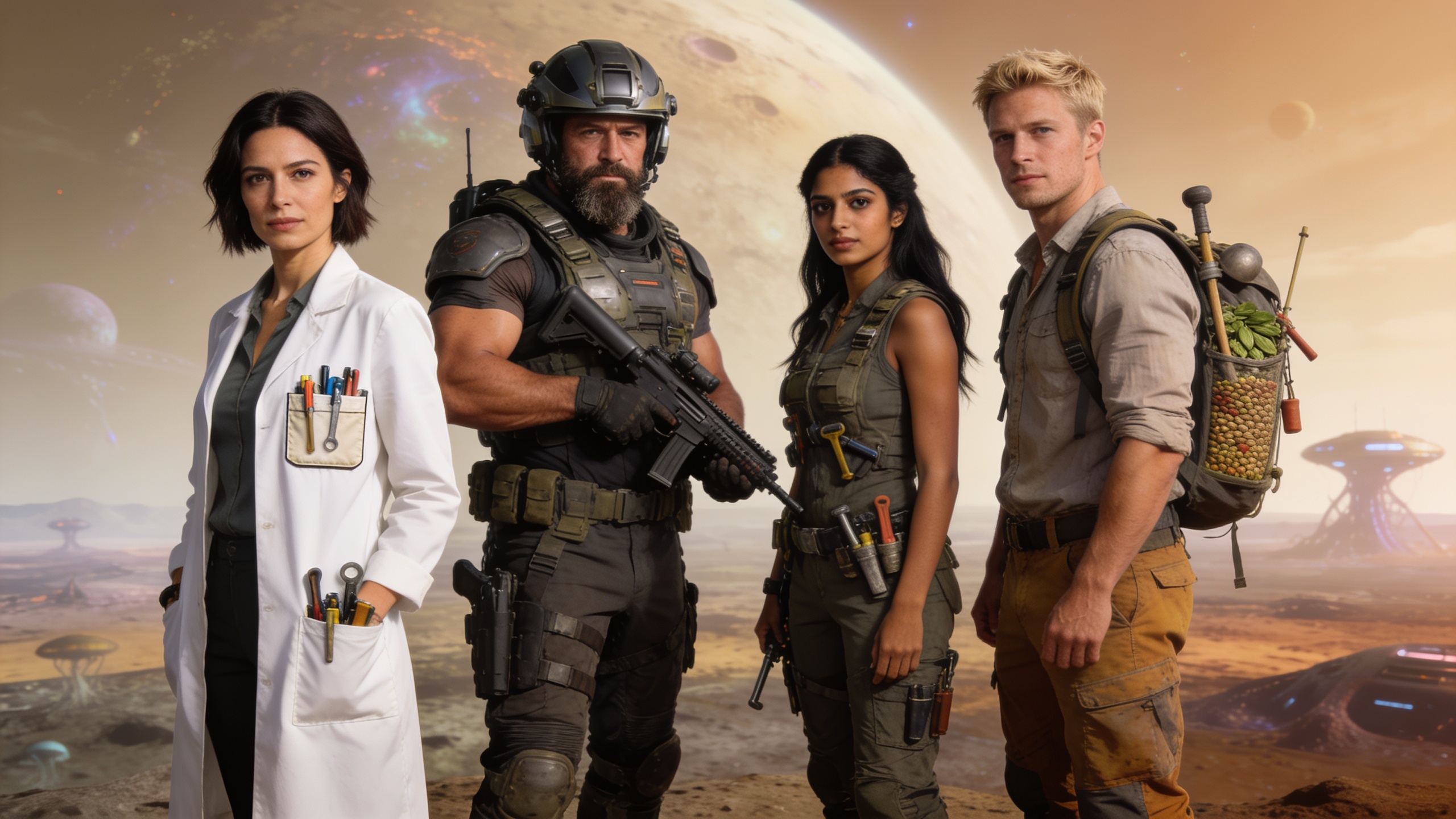 Die Kolonisten von Elysium – Charakterbild